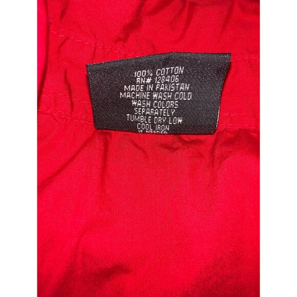 Red Ape mens red short sleeve button up shirt size 3x - Picture 7 of 7